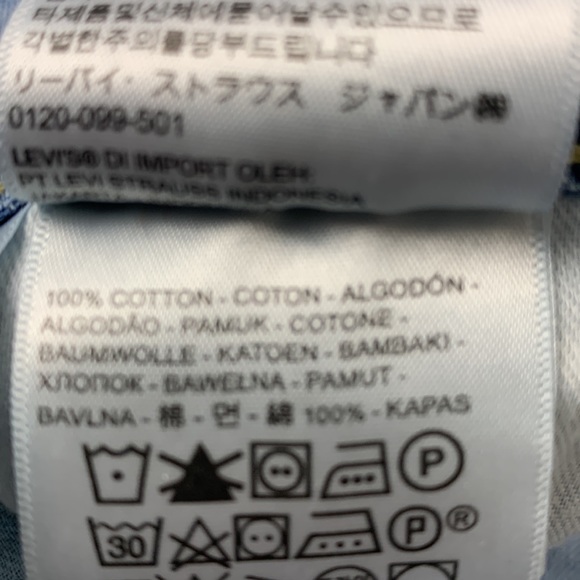 Levi Strauss “505” Straight leg blue jeans size 40 - Picture 15 of 15